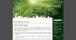Desktop Screenshot of blog.antoine.li